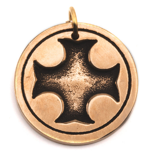 Templar cross medallion