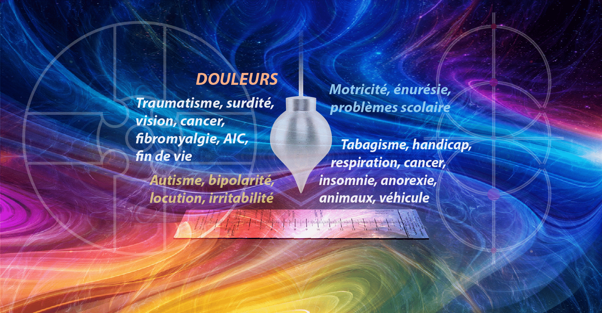 Les soins radiesthésiques que je pratique